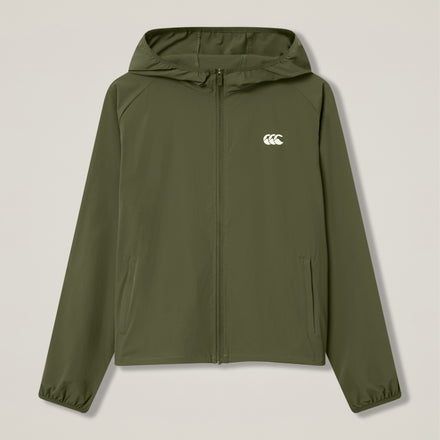 Womens Tempo+ Packaway Full-Zip Jacket Green