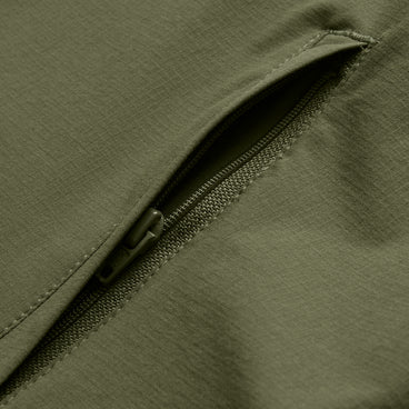 Womens Tempo+ Packaway Full-Zip Jacket Green