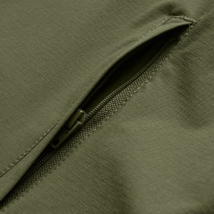 Womens Tempo+ Packaway Full-Zip Jacket Green
