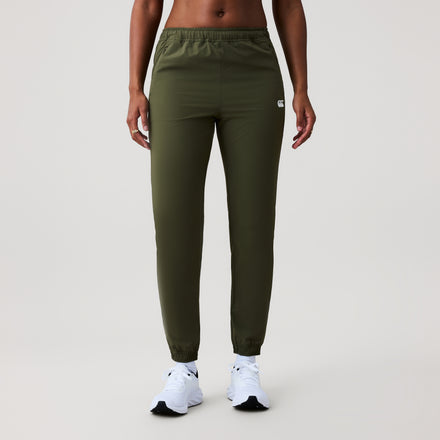 Womens Tempo+ Woven Trackpant Green