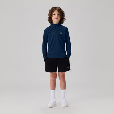 Junior Unisex Tempo+ 1/4 Zip Training Top Navy