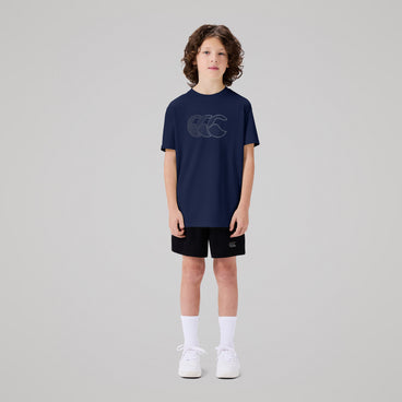 Junior Unisex Tempo+ Tee Navy