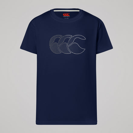 Junior Unisex Tempo+ Tee Navy