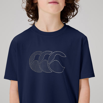 Junior Unisex Tempo+ Tee Navy