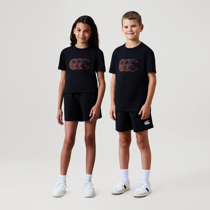 Junior Unisex Tempo+ Tee Black