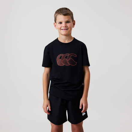 Junior Unisex Tempo+ Tee Black