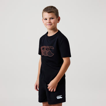 Junior Unisex Tempo+ Tee Black