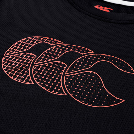 Junior Unisex Tempo+ Tee Black