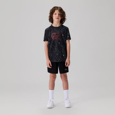 Junior Unisex Tempo+ Tee Black
