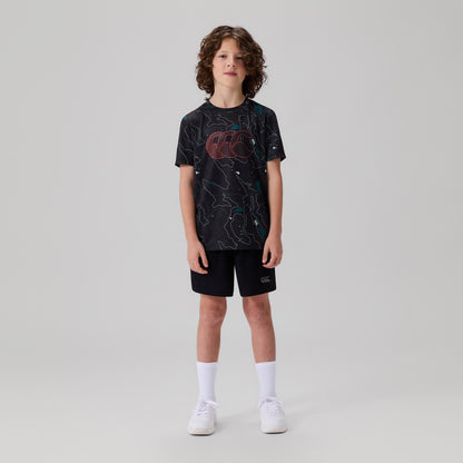 Junior Unisex Tempo+ Tee Black
