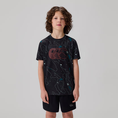 Junior Unisex Tempo+ Tee Black