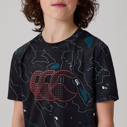 Junior Unisex Tempo+ Tee Black