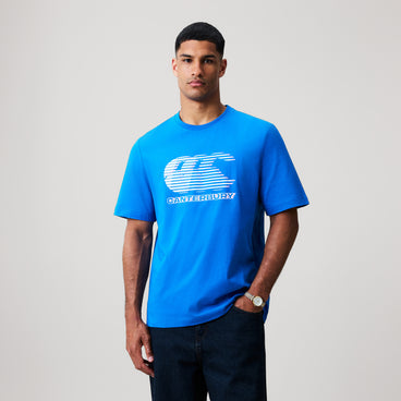 Mens Everyday Graphics Tee Blue