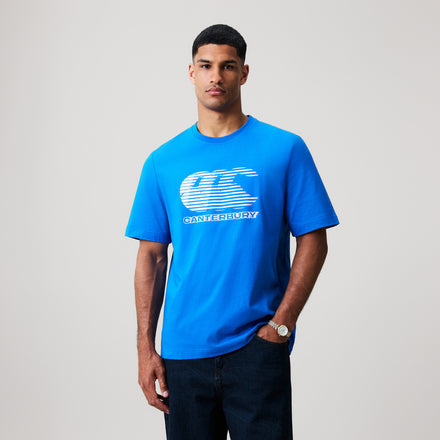 Mens Everyday Graphics Tee Blue