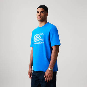 Mens Everyday Graphics Tee Blue