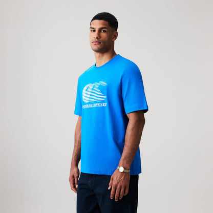 Mens Everyday Graphics Tee Blue
