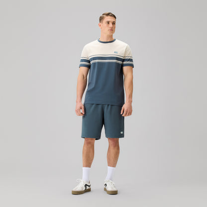 Mens Everyday Stripe Tee Grey
