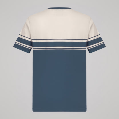 Mens Everyday Stripe Tee Grey
