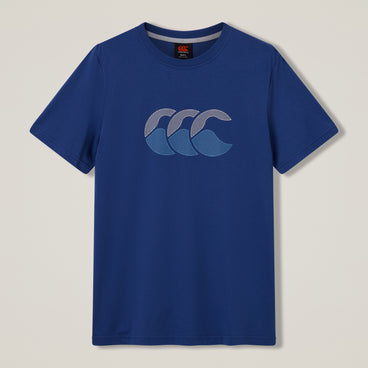 Mens Fundamental Tee Blue/Grey