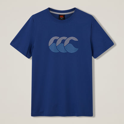 Mens Fundamental Tee Blue/Grey