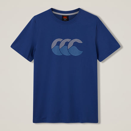 Mens Fundamental Tee Blue/Grey