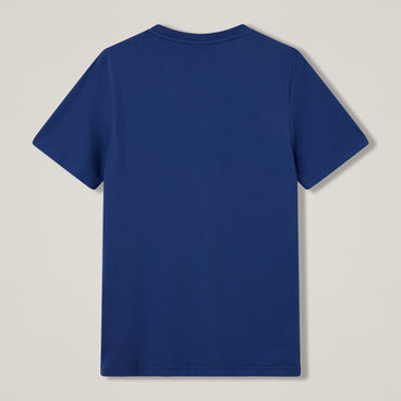 Mens Fundamental Tee Blue/Grey