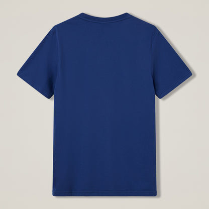 Mens Fundamental Tee Blue/Grey