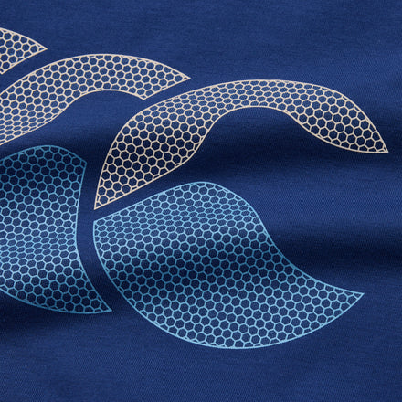 Mens Fundamental Tee Blue/Grey