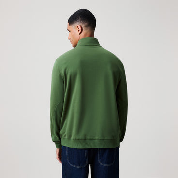 Mens Everyday 1/4 Zip Sweatshirt Green