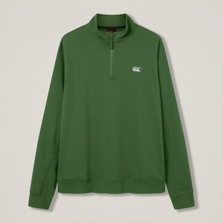 Mens Everyday 1/4 Zip Sweatshirt Green