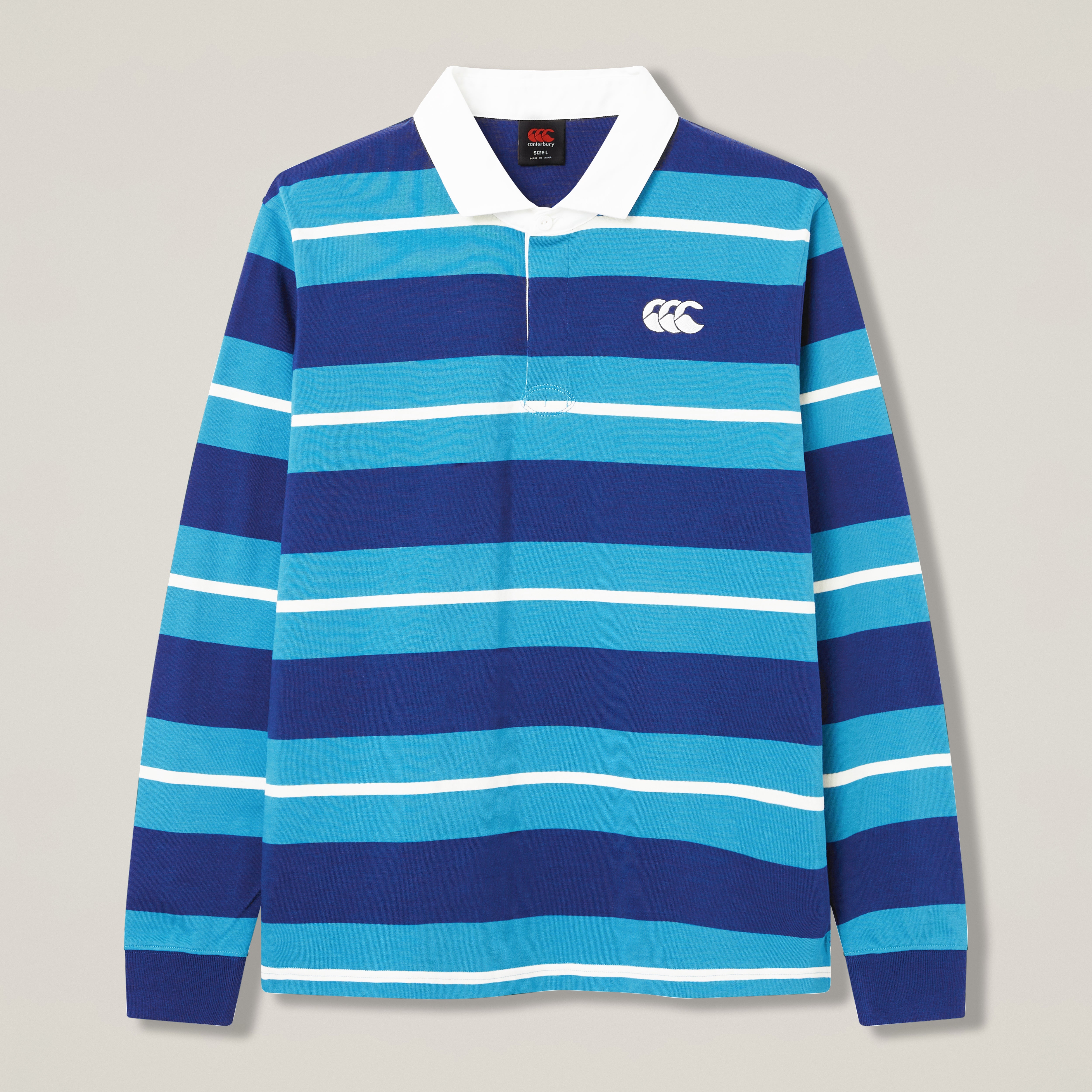 Mens Stripe Rugby Jersey Blue | Blue | Canterbury