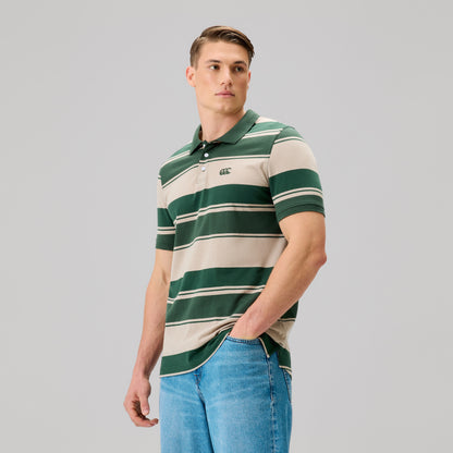 Mens Fundamentals Stripe Polo