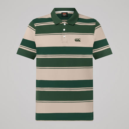 Mens Fundamentals Stripe Polo