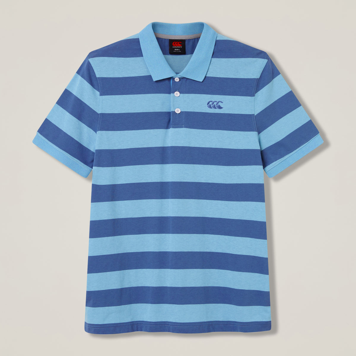 Yarn Stripe Polo Shirt
