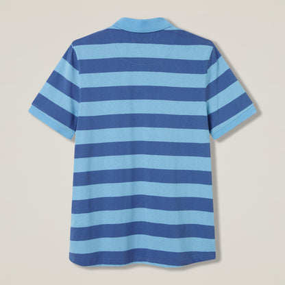Mens Yarn Stripe Polo Shirt Assorted