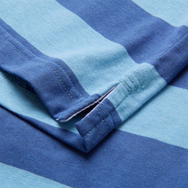 Mens Yarn Stripe Polo Shirt Assorted