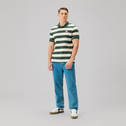 Mens Fundamentals Stripe Polo