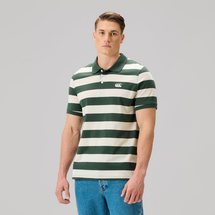 Mens Fundamentals Stripe Polo
