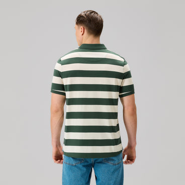 Mens Fundamentals Stripe Polo