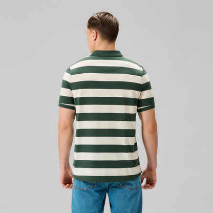 Mens Fundamentals Stripe Polo