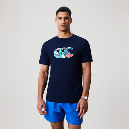 Mens Uglies Logo Tee Navy