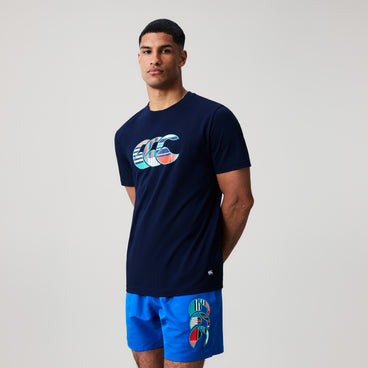 Mens Uglies Logo Tee Navy