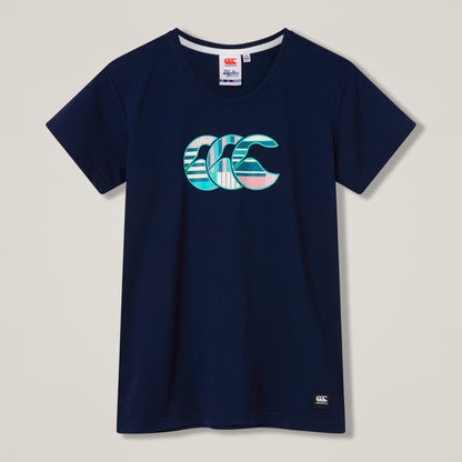 Womens Uglies Logo Tee Navy
