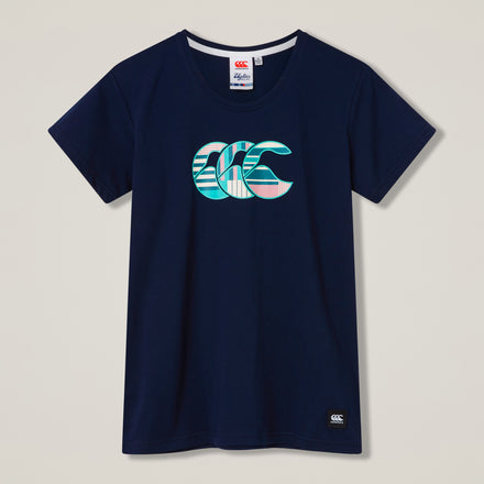 Womens Uglies Logo Tee Navy