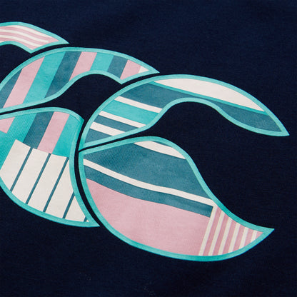 Womens Uglies Logo Tee Navy