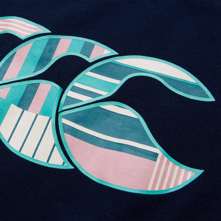 Womens Uglies Logo Tee Navy