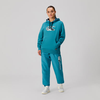Womens Uglies Logo Hoodie Blue