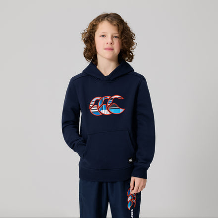 Kids Uglies Logo Hoodie Navy