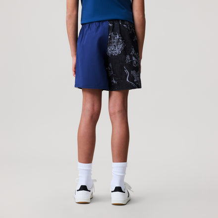 Kids Force Harlequin Short Blue