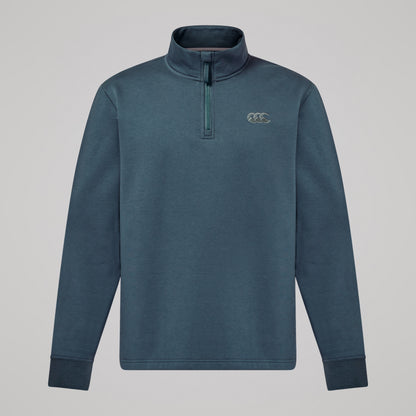 Mens Fundamentals 1/4 Zip Sweatshirt Grey